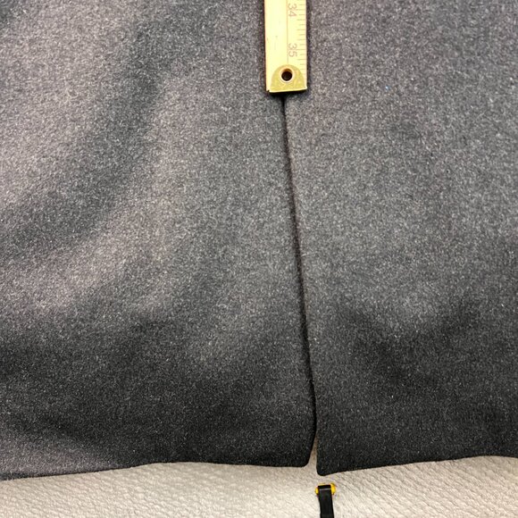 VTG GGG Clothes Wool Cashmere Mens Single Breasted Coat 44R Gray Lined Classic - Picture 6 of 16